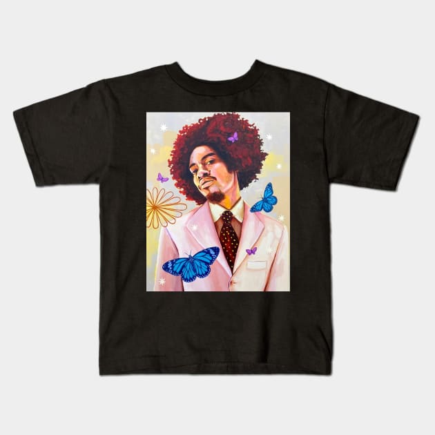 OUTKAST ANDRE 3000 Kids T-Shirt by pinkcomics